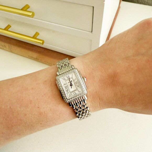 MICHELE Deco Madison Mini Stainless Steel - NEEDS BATTERY - Picture 5 of 11